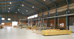 中部日本プレカットの新工場完成、国産材率85％