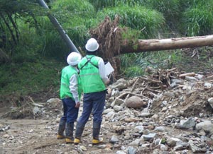 九州豪雨の被災地へ「山地災害対策緊急展開チーム」を派遣