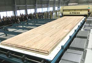 製材からＣＬＴまで一貫生産、サイプレス・スナダヤの新工場完成