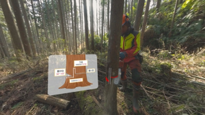 全森連と農林中金が「林業安全教育360°VR」の導入支援