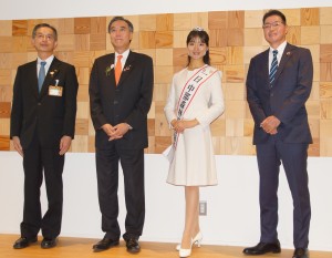 みどりの女神が中部森林管理局の「１日局長」つとめる