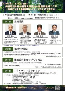 11月26日に愛媛県内子町で「脱炭素地域づくりシンポジウム」