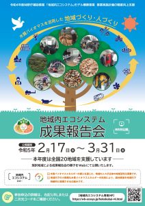 「地域内エコシステム」成果報告会をWEB公開中
